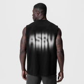 0807. Tech Essential™ Relaxed Cutoff - Black "Motion Blur"