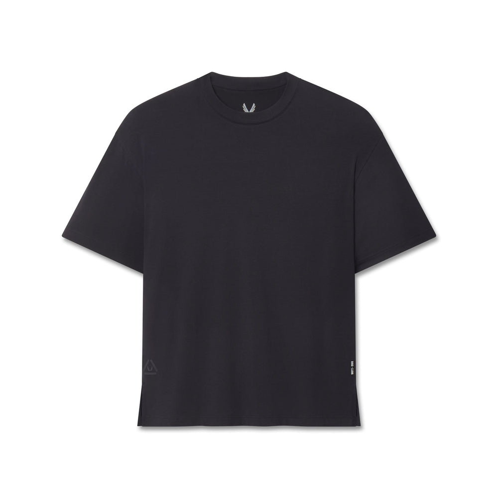1186. SUPIMA® Ice-Skin™ Reversible Tee - Black/Black