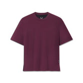 1186. SUPIMA® Ice-Skin™ Reversible Tee - Merlot/Black