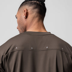 0822. AeroSilver® Oversized Tee - Deep Taupe