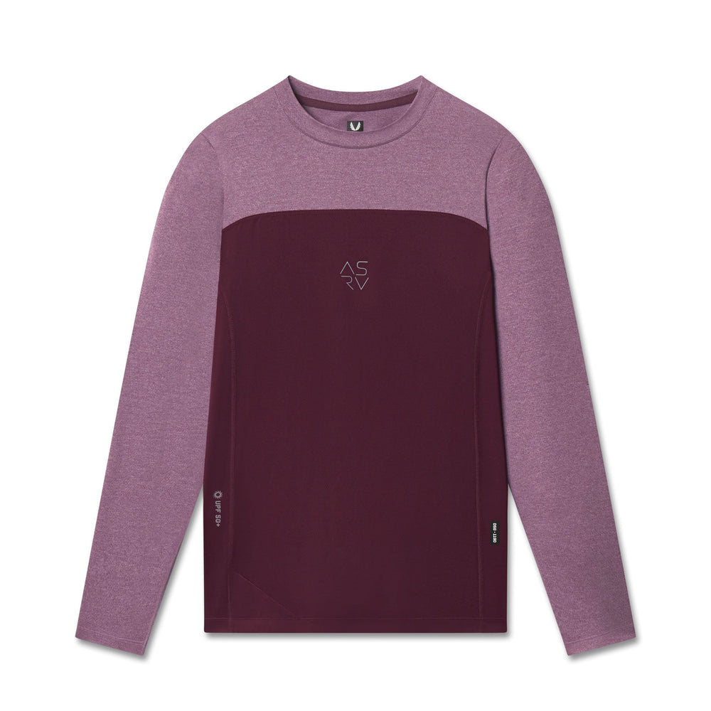 1190. AEROSILVER® UPF50+ Run Long Sleeve - Merlot