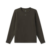 1112. Waffle Knit Longsleeve - Olive