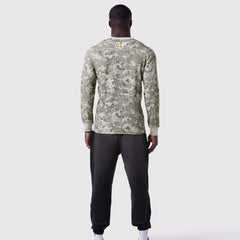 1112. Waffle Knit Longsleeve - Digital Camo