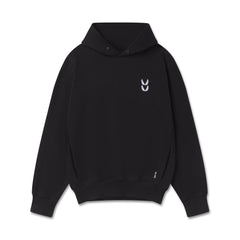 0920. Tech Essential™ Distressed Hoodie - Black
