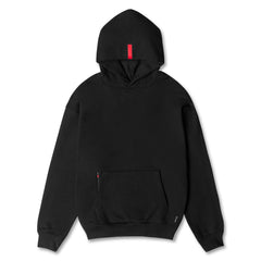 0874. Tech-Terry™ Zip Pocket Hoodie - Black/Black "OTWR"