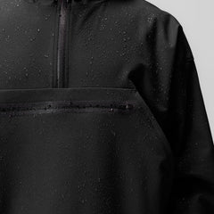 0717. Weather-Ready Anorak Jacket - Black "Patch"