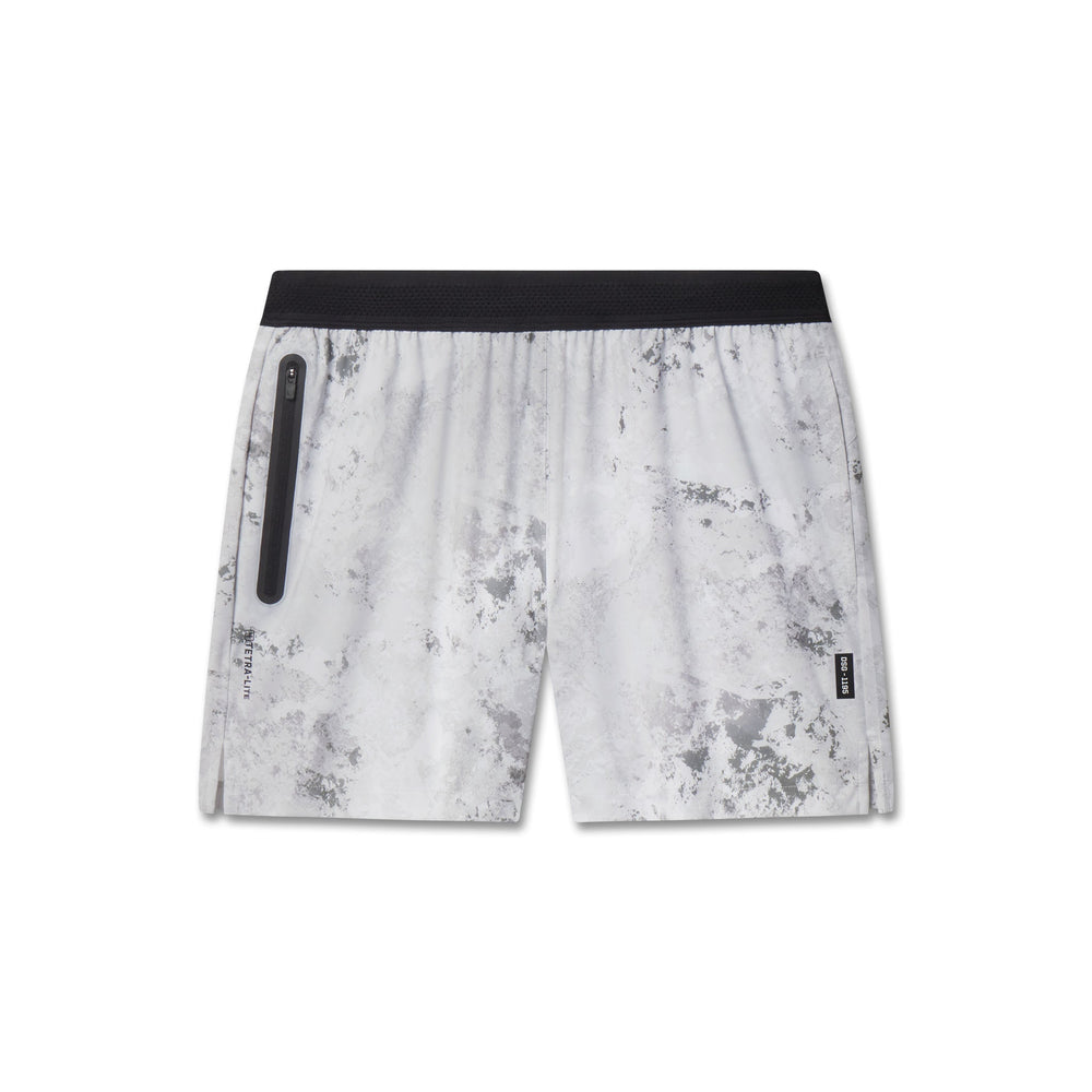 1195. TETRA-LITE® 5" Linerless Training Short - Sedona Snow Camo