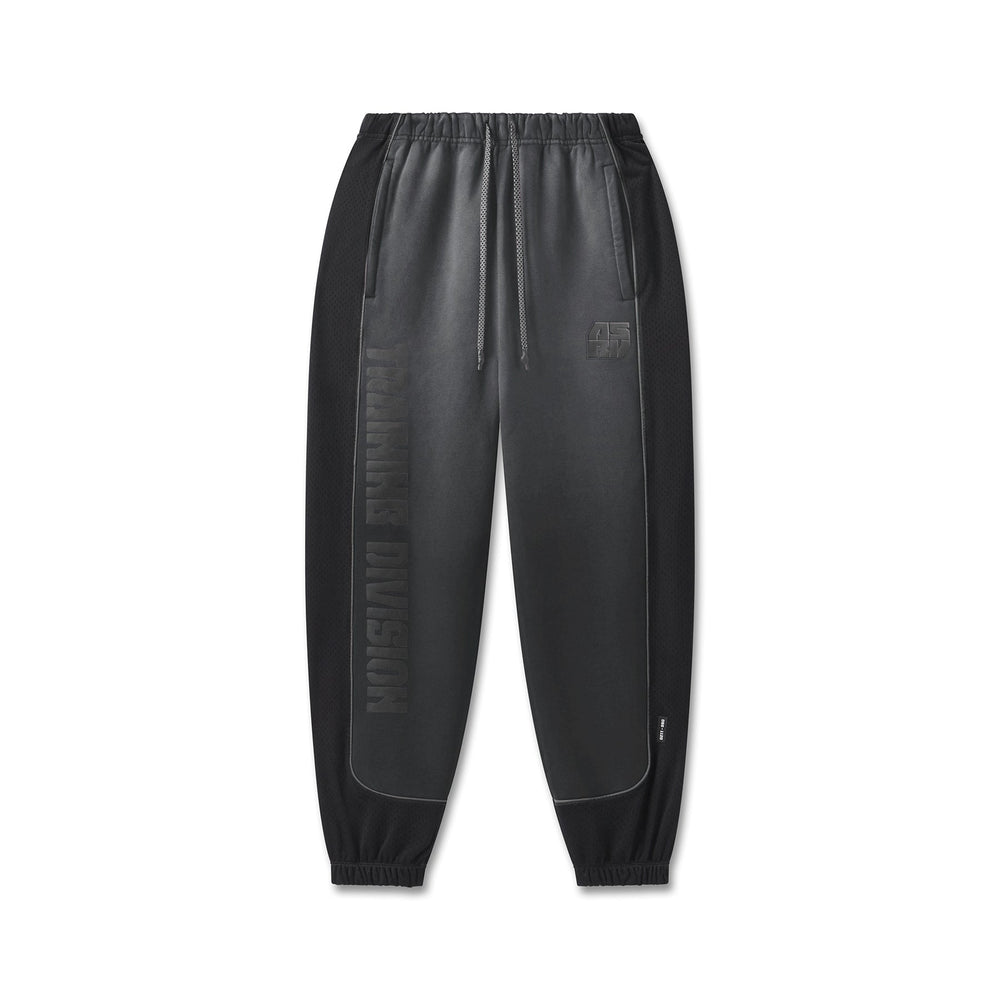 1120. Tech-Terry™ Mesh Panel Sweats - Black "Blade TD"