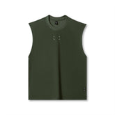 1092. Towel Terry Cutoff - Olive