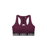 W083. LYCRA® ADAPTIV Racerback Sports Bra - Merlot