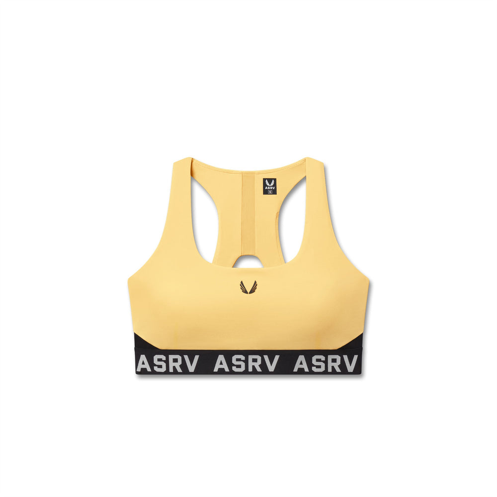 W083. LYCRA® ADAPTIV Racerback Sports Bra - Amber