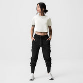 ASRV x Equinox AeroSilver® Cropped Training Tee - Ivory Cream