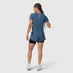 W017. Laser-Vent™ Established Tee - Storm