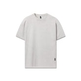 1102. Distressed Relaxed Tee - Heather Grey