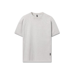 1102. Distressed Relaxed Tee - Heather Grey