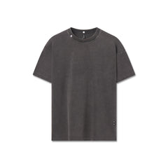 1102. Distressed Relaxed Tee - Black