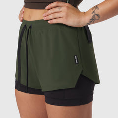 W025. Tetra-Lite® Liner Short - Olive