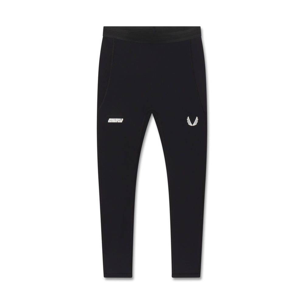 1146. Lycra® Ribbed Running Tight - Black