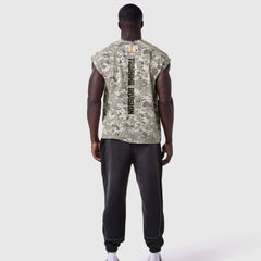 1115. Tech Essential™ Cap Shoulder Cutoff - Digital Camo