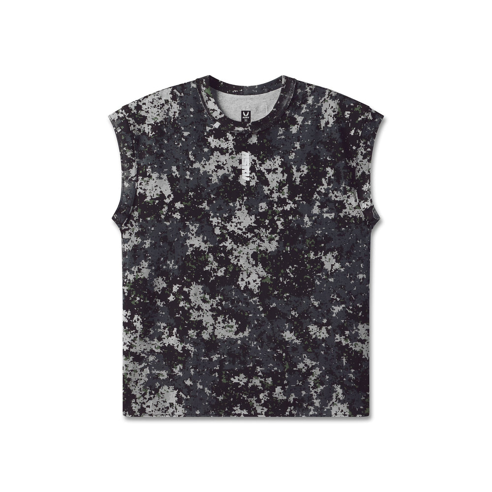 1115. Tech Essential™ Cap Shoulder Cutoff - Pixel Camo