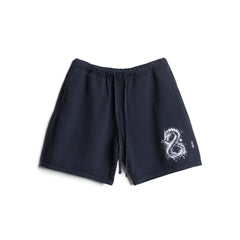 0578. LE Cotton Shorts - Navy "Dragon"