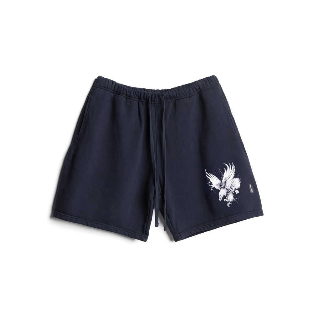 0578. LE Cotton Shorts - Navy "Eagle"
