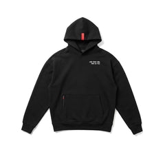 0874. Tech-Terry™ Zip Hoodie - Black "Eagle"