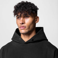 0648. Tech-Terry™ Hoodie - Black "Global"