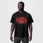 0797. Tech Essential™ Relaxed Tee - Black "Target Acquired"