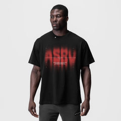0797. Tech Essential™ Relaxed Tee - Black "Target Acquired"