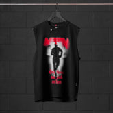 0807. Tech Essential™ Relaxed Cutoff - Black "Ghost Trace"