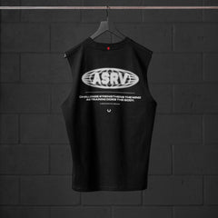 0807. Tech Essential™ Relaxed Cutoff - Black "Global Reach"