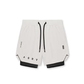 0866. Tetra-Lite® 7" Liner Short - Stone "ASRV"/Black