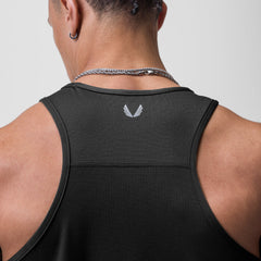 0754. AeroSilver® Training Singlet - Black "RP"