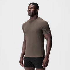 0919. Supima® Fitted Tee - Deep Taupe