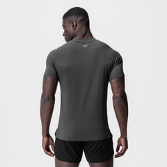 0919. Supima® Fitted Tee - Space Grey