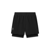 1028. Aerotex™ Bonded 7" Liner Short - Black
