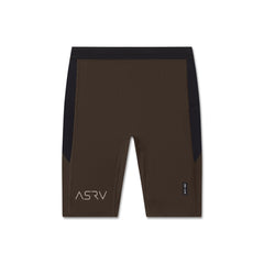 1170. Lycra® Ribbed Run Half-Tight - Dark Earth