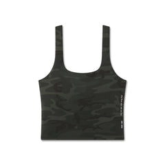 W022. LYCRA® 2-in-1 Tank Top - Dark Camo