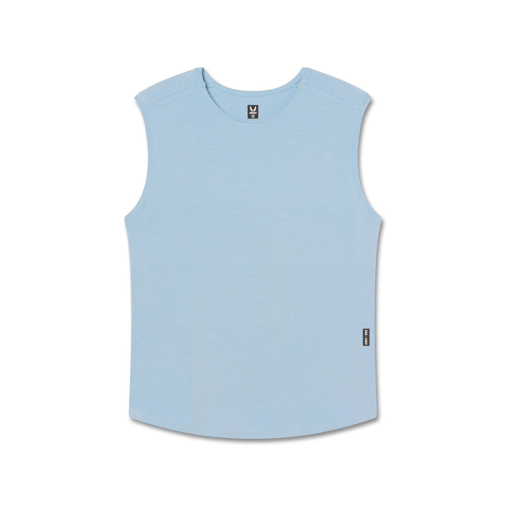 1060. Creora® Cotton Modal Cutoff Tank - Light Sky