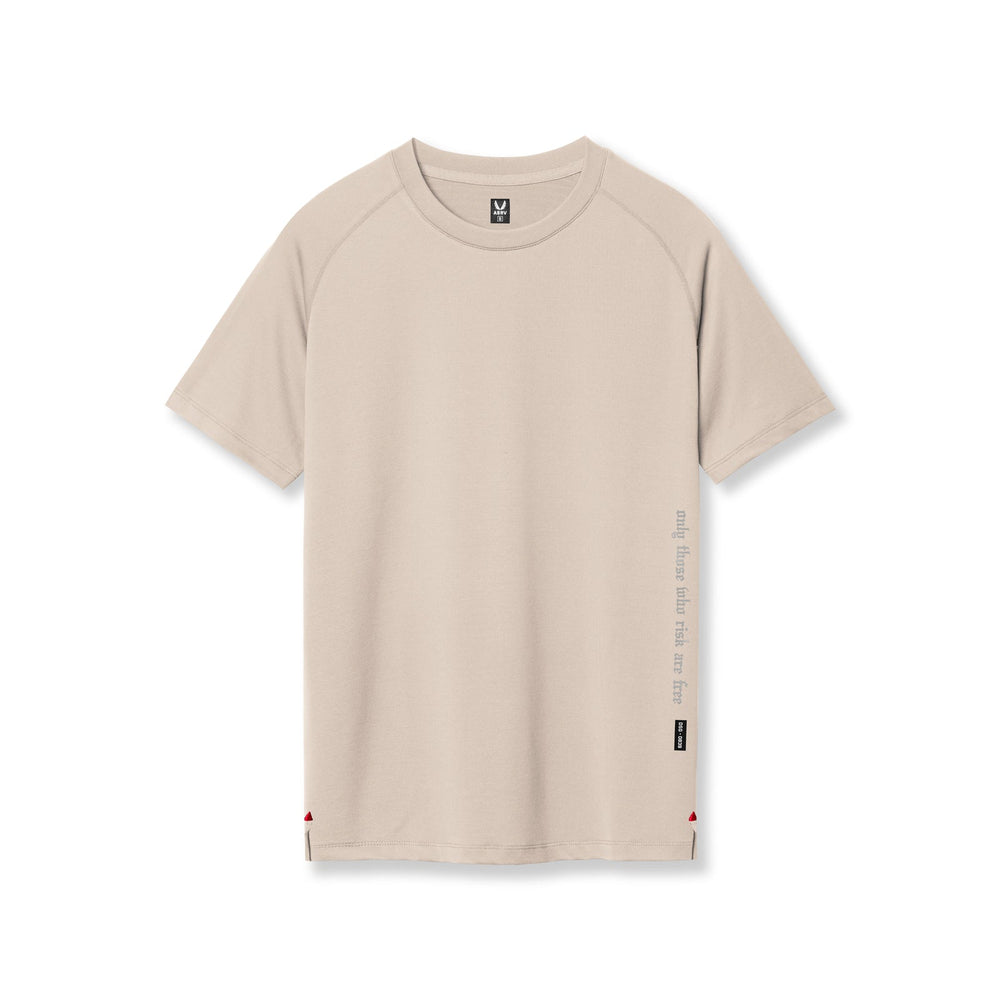 0839. 3D-Lite® 2.0 Lycra® Fitted Tee - Sand Smoke "OTWR"