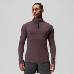 0906. Thermal Training Quarter Zip - Nightshade "Cyber"