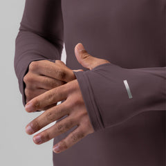 0906. Thermal Training Quarter Zip - Nightshade "Cyber"