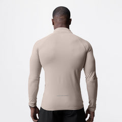 0725. Core Fitted Quarter Zip - Chai