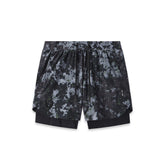 0865. Tetra-Lite® 5" Liner Short - Pixel Camo "Wings"/Black
