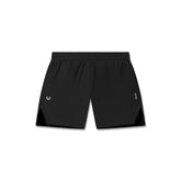 1064. Tetra-Lite® 6" Bonded Training Short - Black
