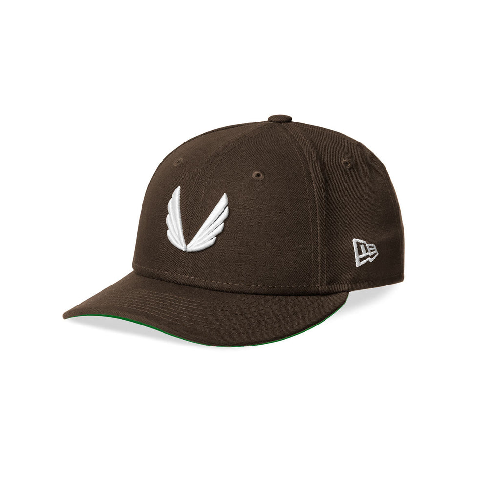 New Era® 59Fifty® Low Profile Hat - Dark Earth/White "Wings"