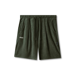 1094. Towel Terry Relaxed Short - Olive