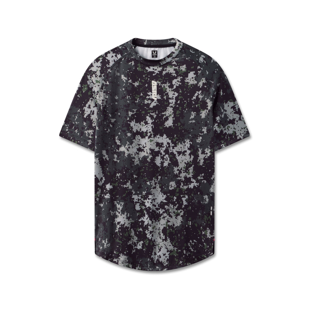 0660. AeroSilver® Established Tee - Pixel Camo "Blade"