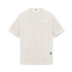 0797. Tech Essential™ Relaxed Tee - Stone/White "Brush Wings/ASRV"